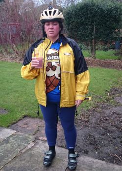 Cycle challenge Jo Amess